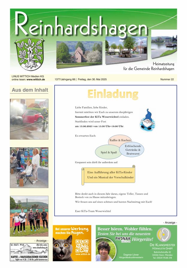 Unser Blättchen Titelblatt 22/2025