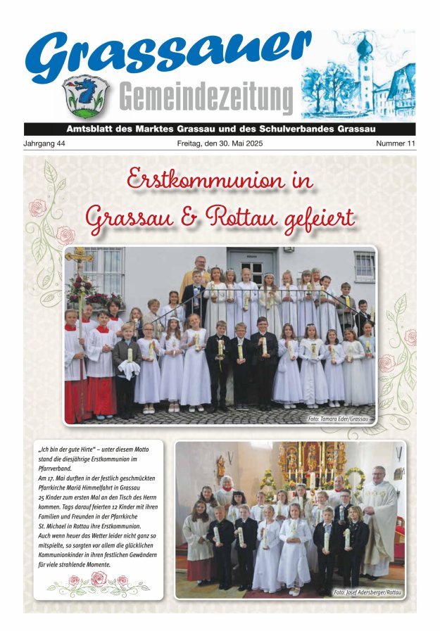 Grassauer Gemeindezeitung Titelblatt 11/2025