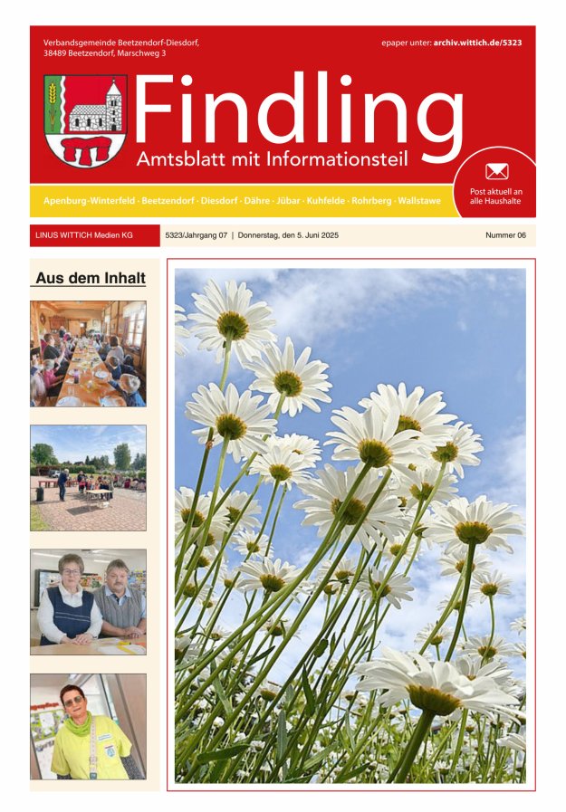 Der Findling Titelblatt 06/2025