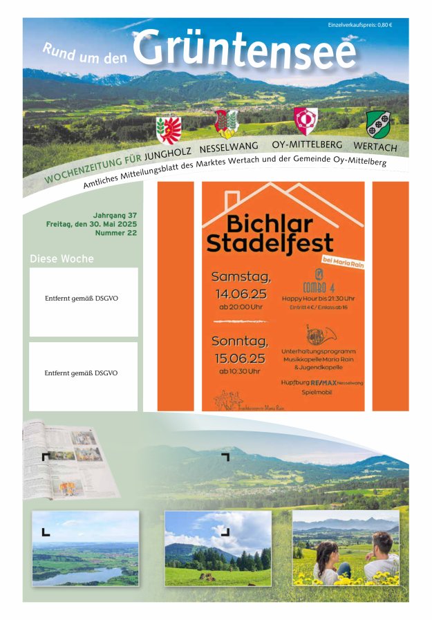 Rund um den Grüntensee Titelblatt 22/2025