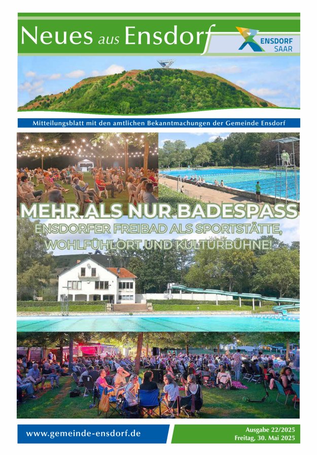 Neues aus Ensdorf Titelblatt 22/2025