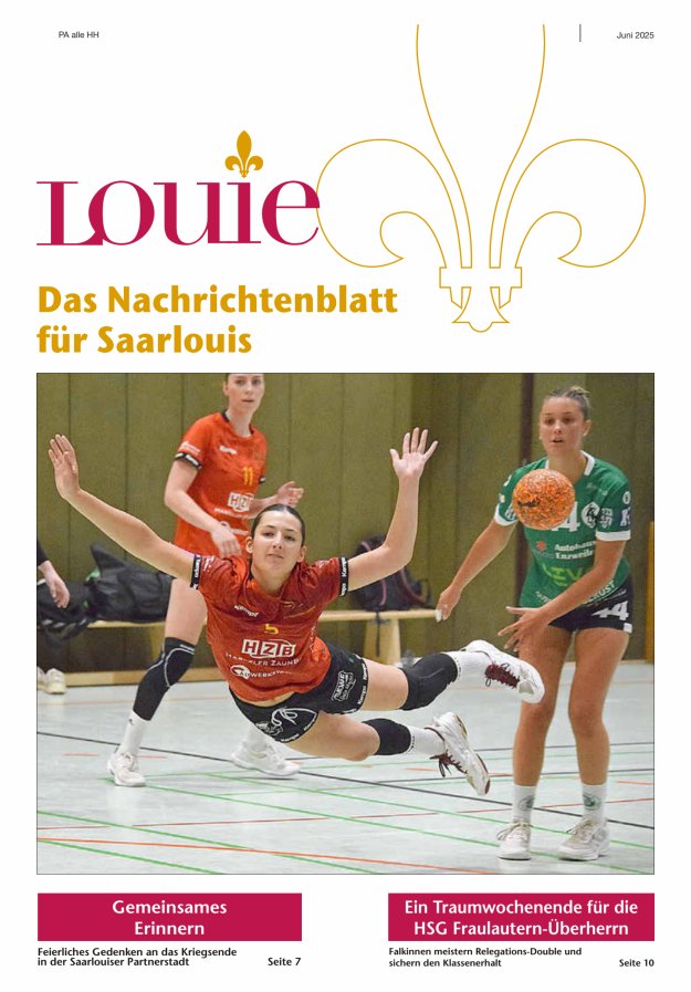 Louie - Nachrichtenblatt für Saarlouis Titelblatt 07/2025