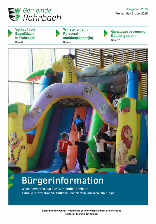 Rohrbach Titelblatt 06/2025
