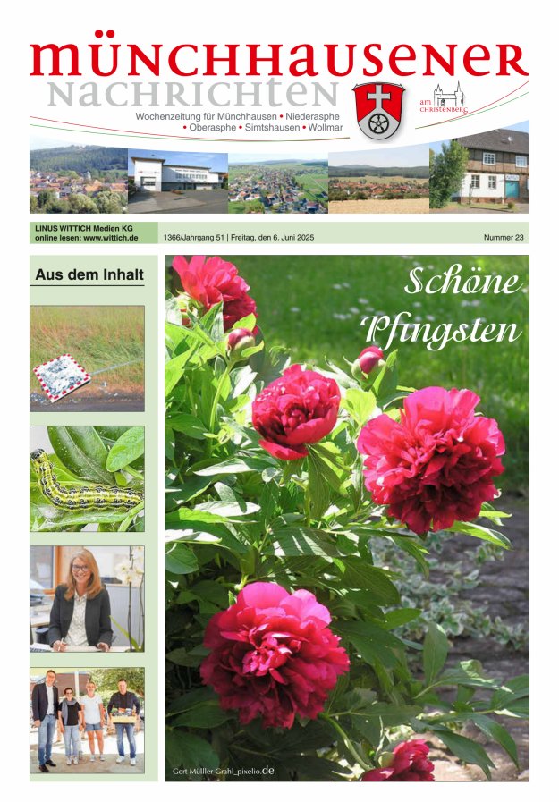 Münchhausener Nachrichten Titelblatt 23/2025