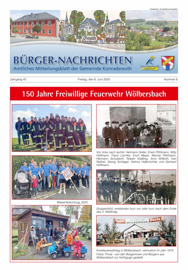 Bürger-Nachrichten Titelblatt 06/2025