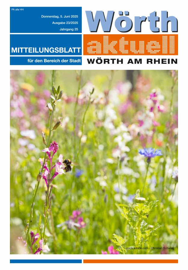 Wörth aktuell Titelblatt 22/2025
