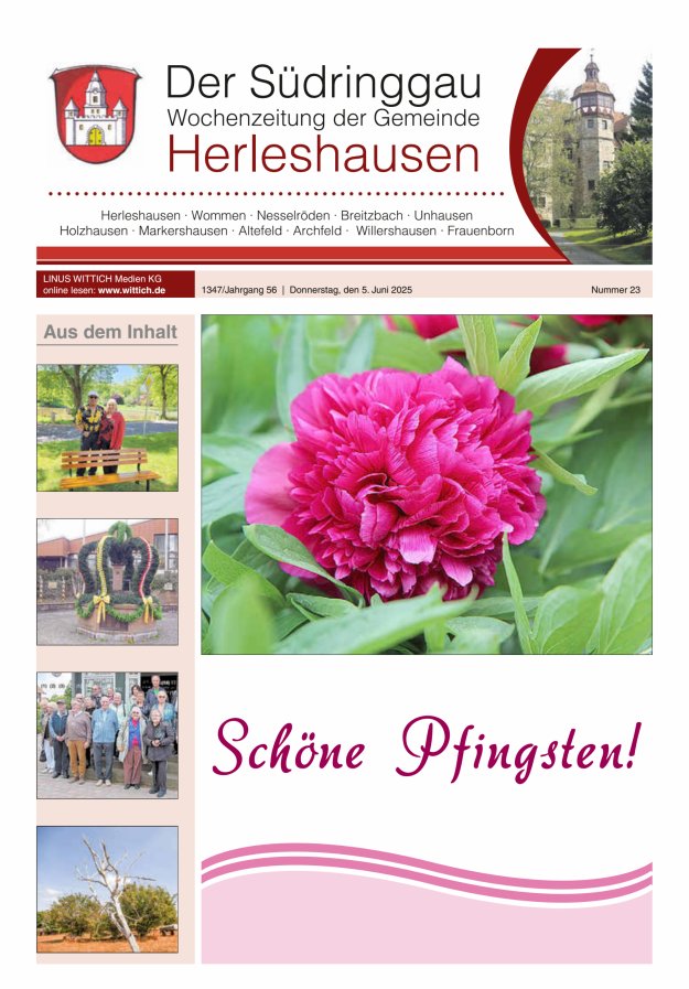 Der Südringgau Titelblatt 23/2025