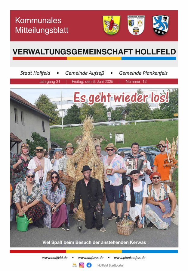 MB der Verwaltungsgemeinschaft Hollfeld  Titelblatt 12/2025