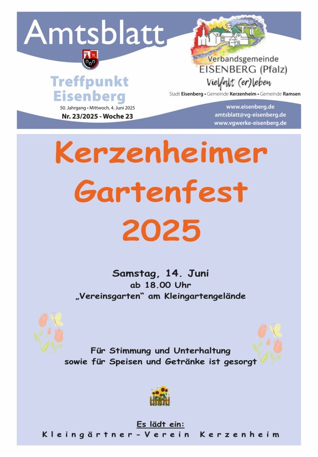 Treffpunkt Eisenberg Titelblatt 23/2025