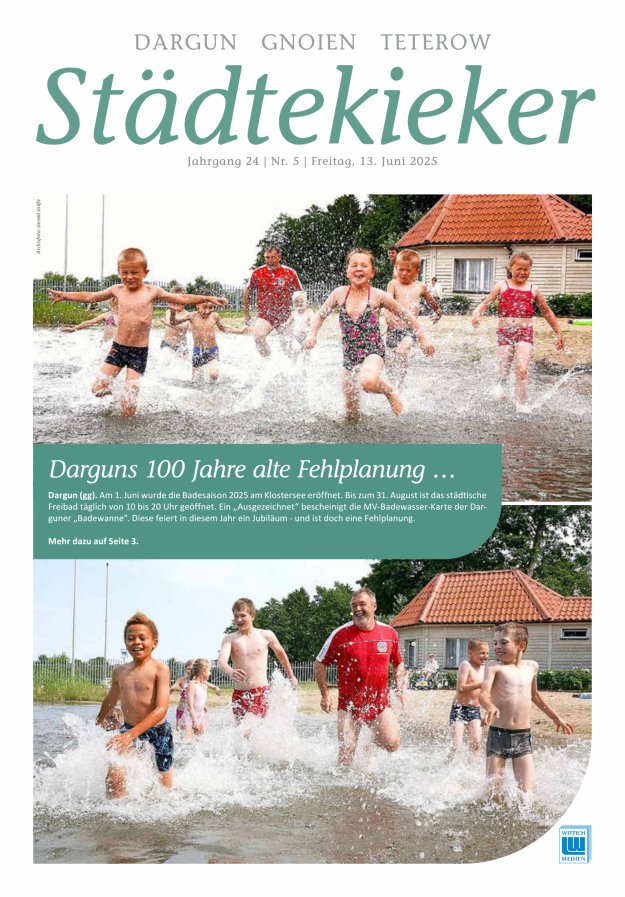 Städte Kieker Gnoien Dargun Teterow Titelblatt 05/2025