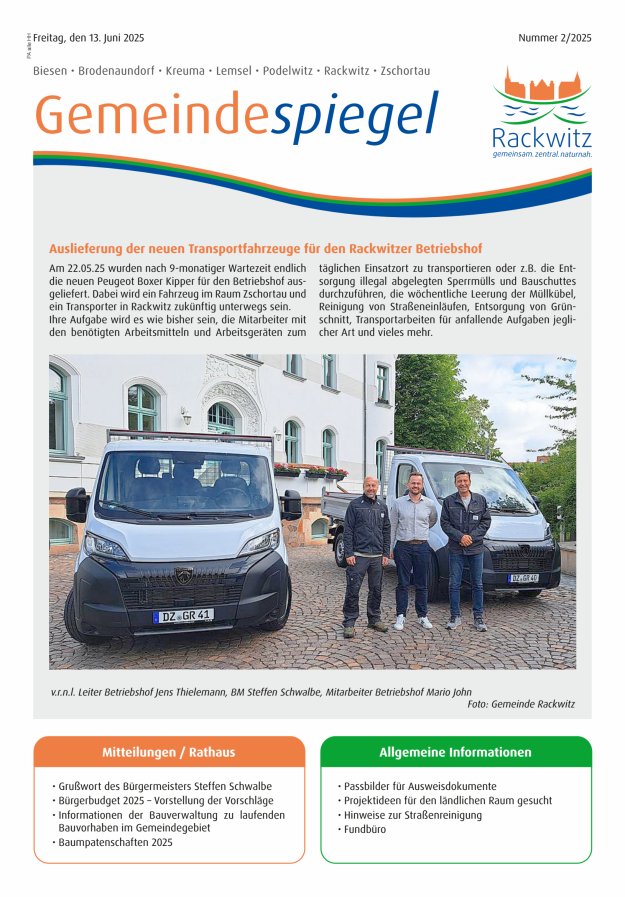 Gemeindespiegel Titelblatt 02/2025