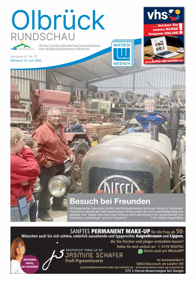 Olbrück Rundschau Titelblatt 23/2025