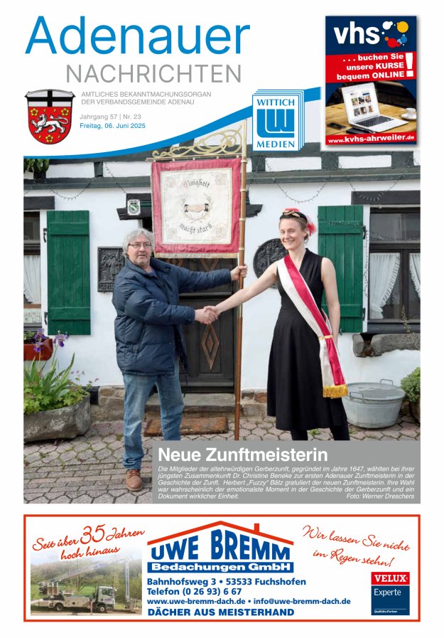 Adenauer Nachrichten Titelblatt 23/2025
