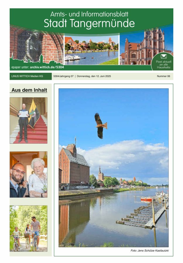 Tangermünde Titelblatt 06/2025