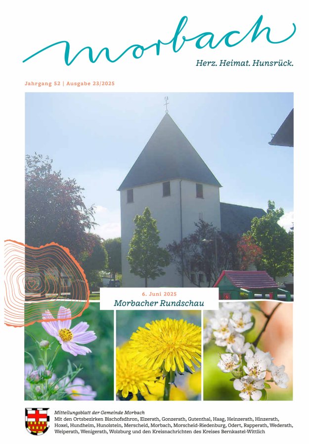 Morbacher Rundschau Titelblatt 23/2025