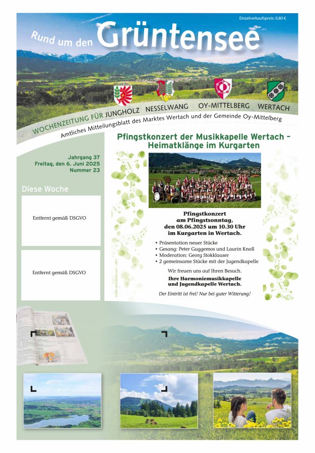 Rund um den Grüntensee Titelblatt 23/2025