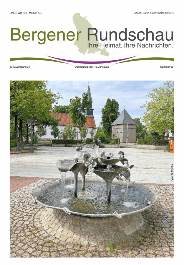 Bergener Rundschau Titelblatt 06/2025
