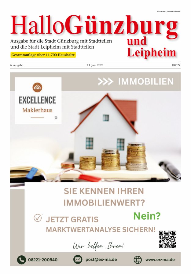 Informationen für die Bürger der Stadt Günzburg und ihrer Stadtteile Titelblatt 06/2025