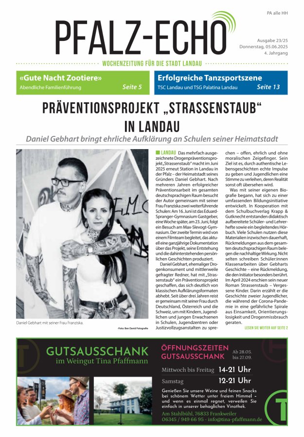 Pfalz-Echo Titelblatt 23/2025