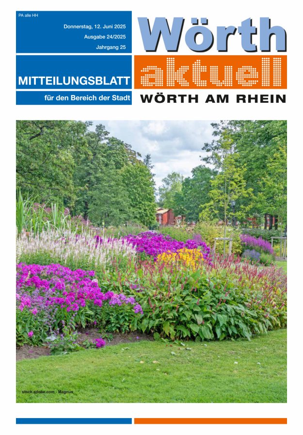 Wörth aktuell Titelblatt 23/2025