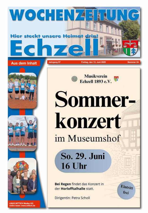 Wochenzeitung für die Gemeinde Echzell Titelblatt 24/2025