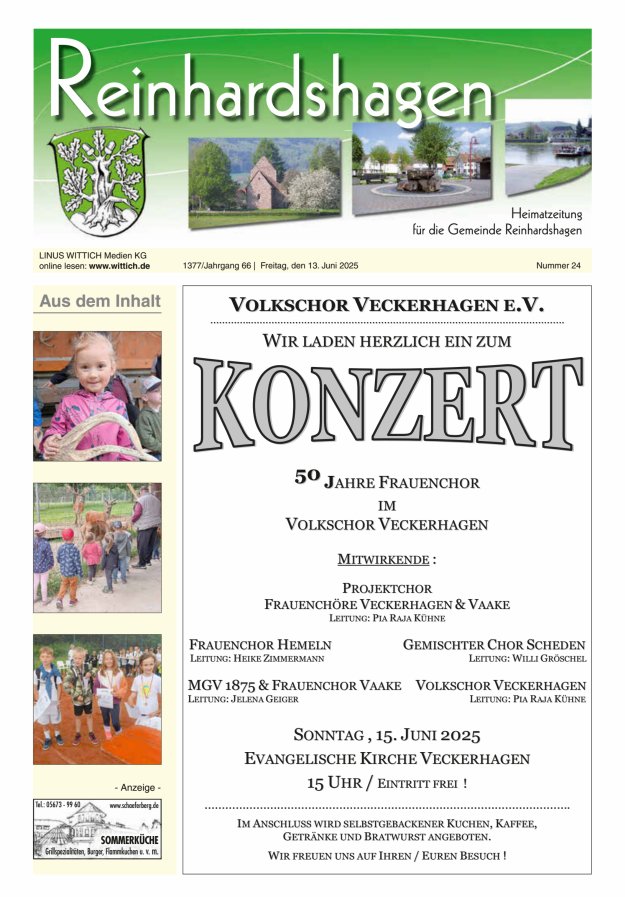 Unser Blättchen Titelblatt 24/2025
