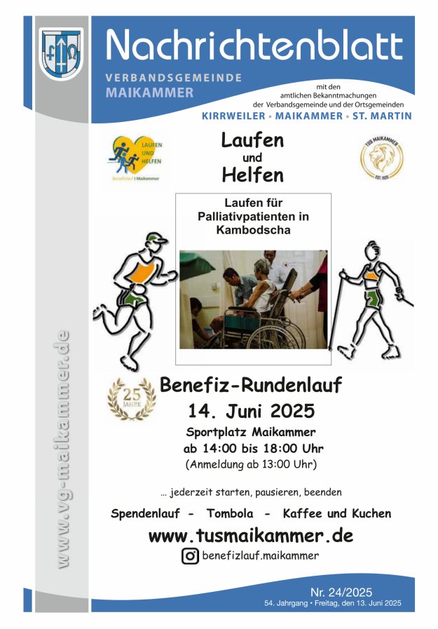Nachrichtenblatt VG Maikammer Titelblatt 24/2025