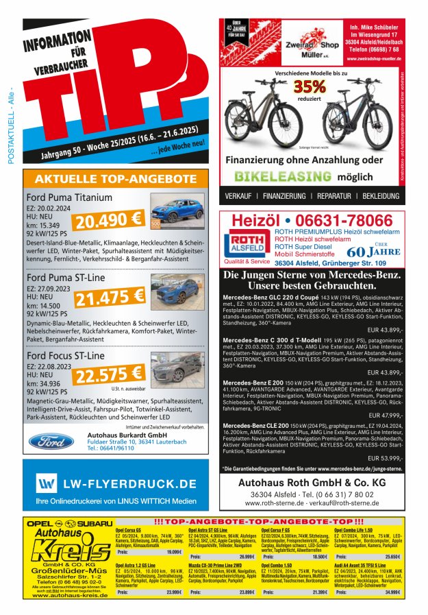 Tipp Vogelsberg Titelblatt 25/2025