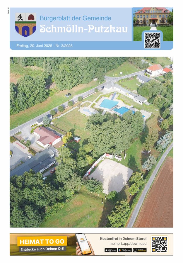 Bürgerblatt der Gemeinde Schmölln-Putzkau Titelblatt 03/2025