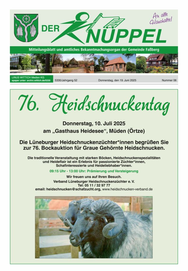 Der Knüppel Titelblatt 06/2025