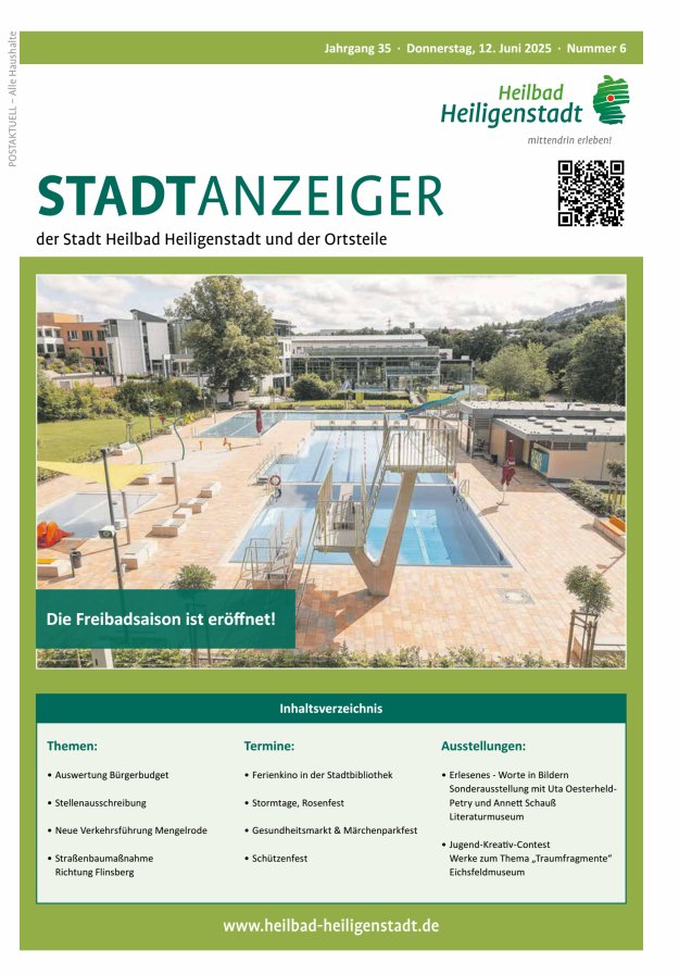Heiligenstadt Anzeiger Titelblatt 06/2025