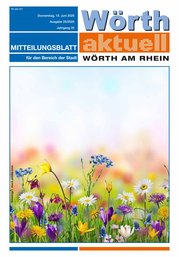 Wörth aktuell Titelblatt 24/2025