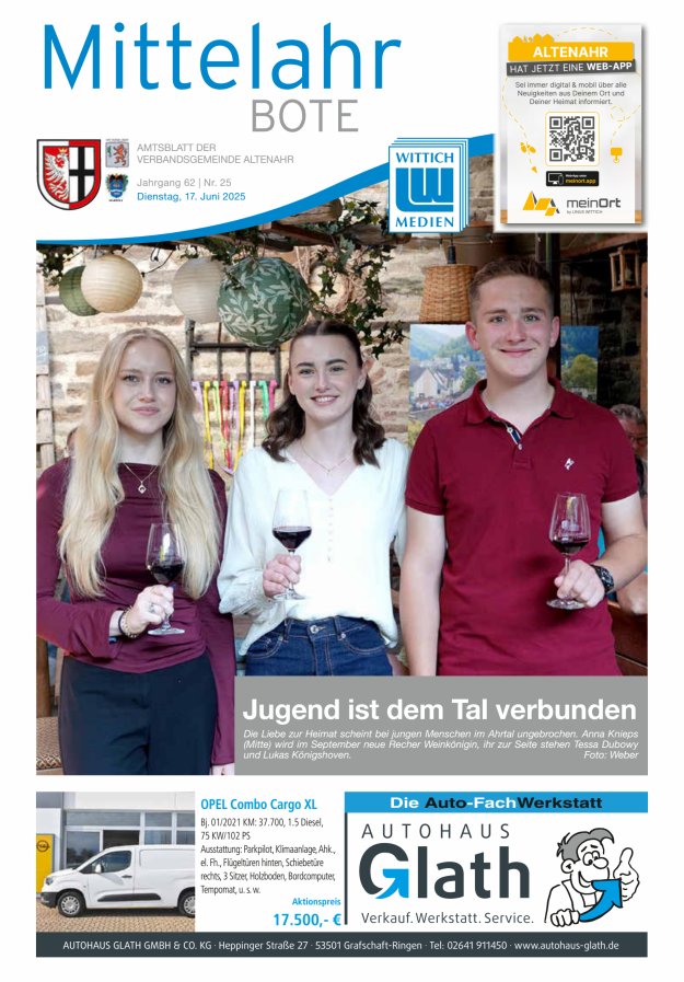 Mittelahr Bote Titelblatt 25/2025