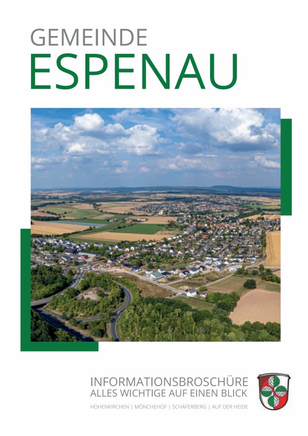 Infobroschüre Espenau Titelblatt 00/2025