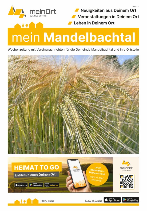 mein Mandelbachtal Titelblatt 25/2025