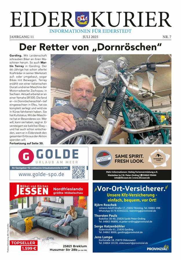 Eider-Kurier Titelblatt 06/2025