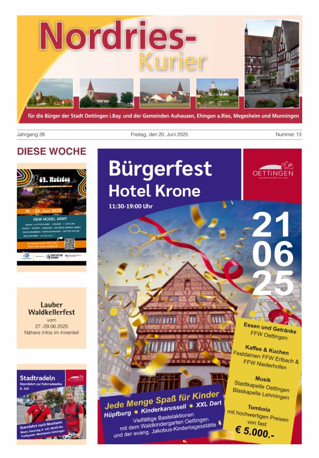NordRies-Kurier Titelblatt 13/2025