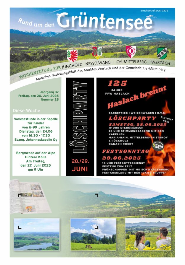 Rund um den Grüntensee Titelblatt 25/2025