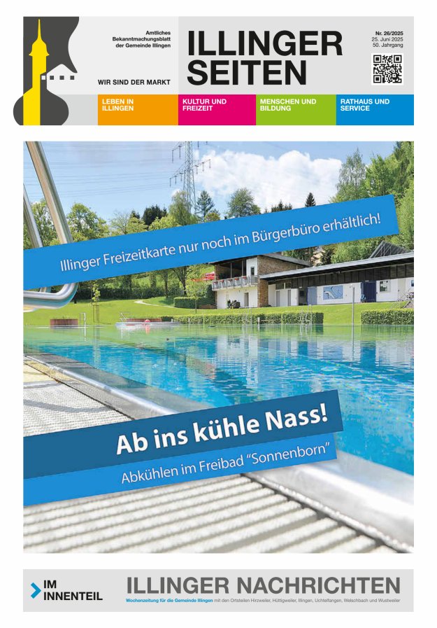 Illinger Seiten Titelblatt 26/2025