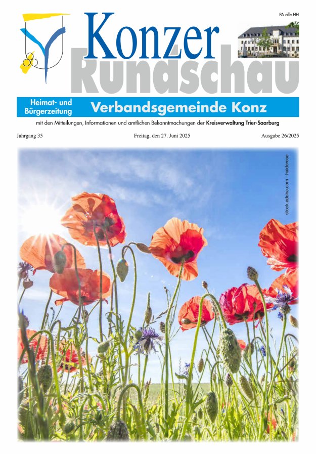 Konzer Rundschau Titelblatt 26/2025