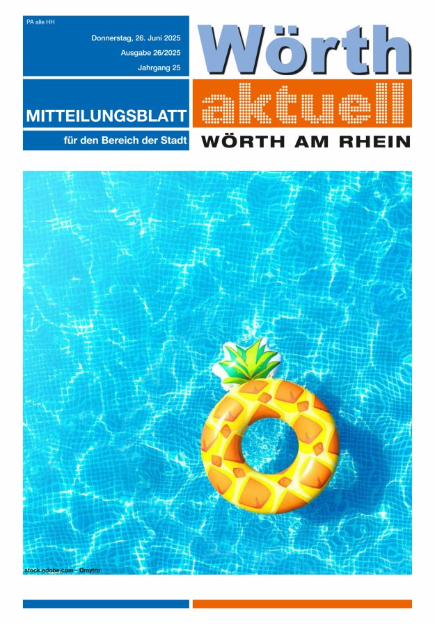 Wörth aktuell Titelblatt 26/2025