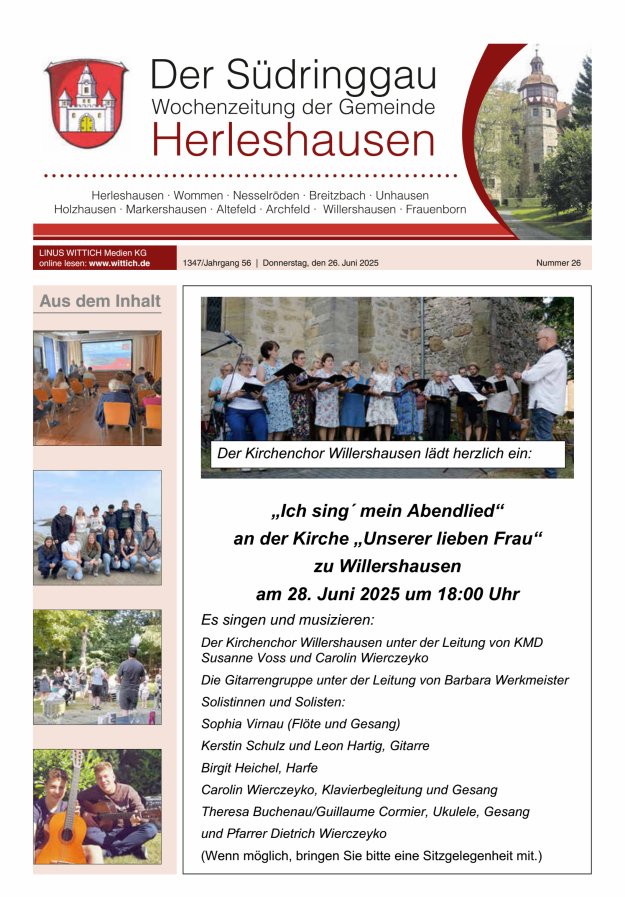 Der Südringgau Titelblatt 26/2025