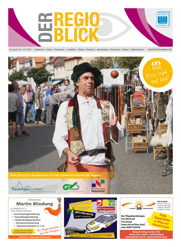 Regioblick Titelblatt 06/2025