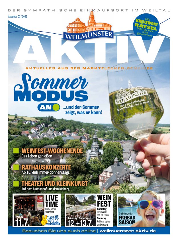 Weilmünster aktiv Titelblatt 23/2025