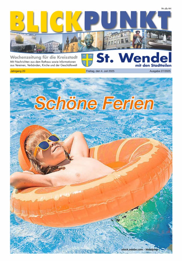 Blickpunkt St Wendel Titelblatt 27/2025