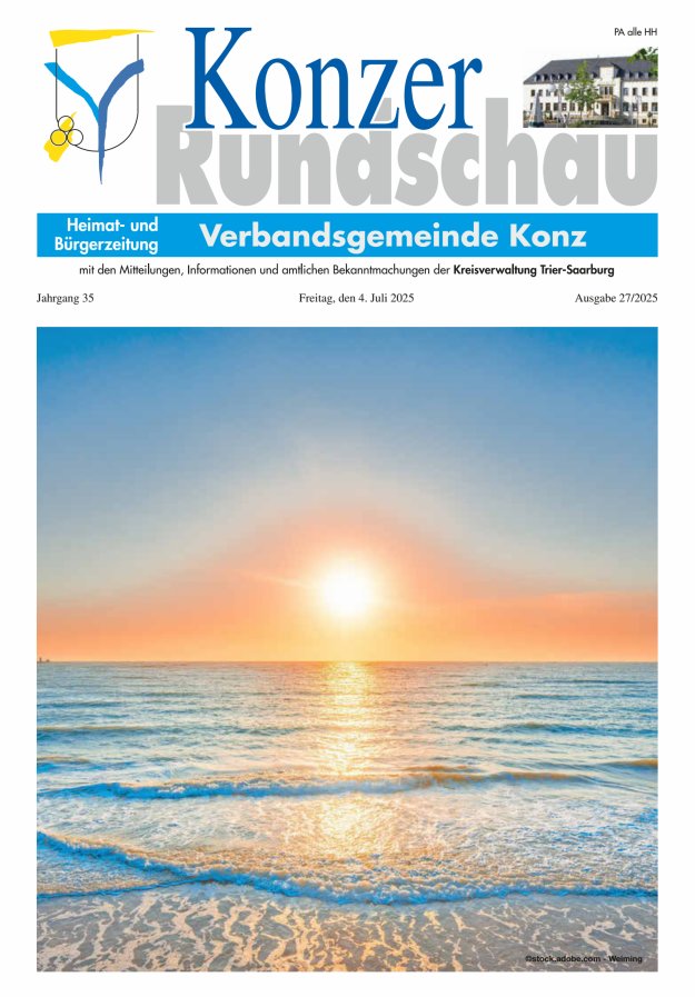 Konzer Rundschau Titelblatt 27/2025