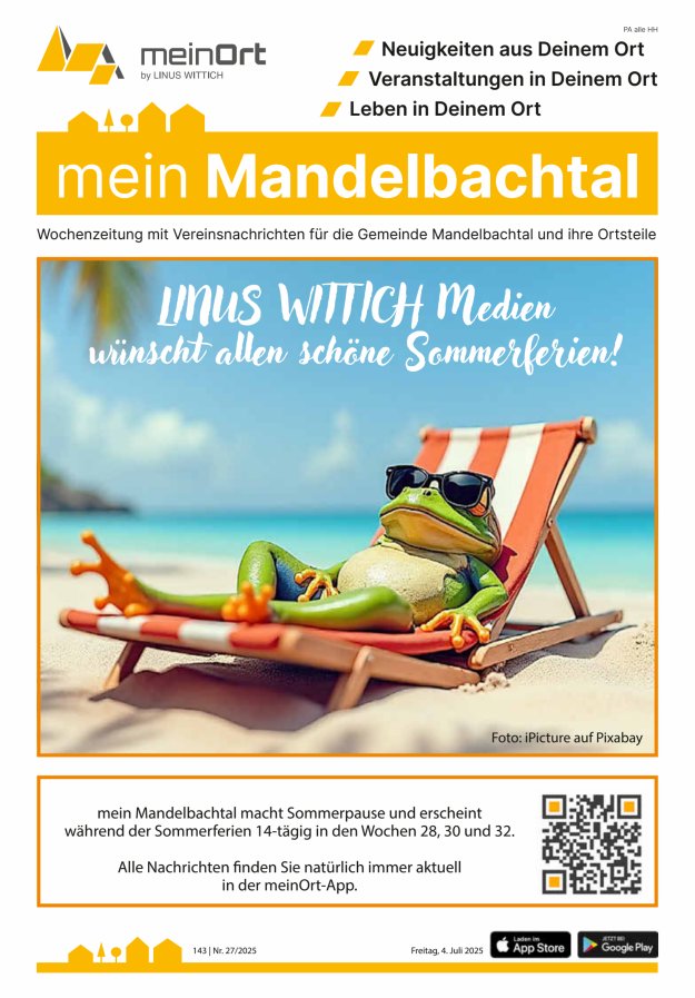 mein Mandelbachtal Titelblatt 27/2025