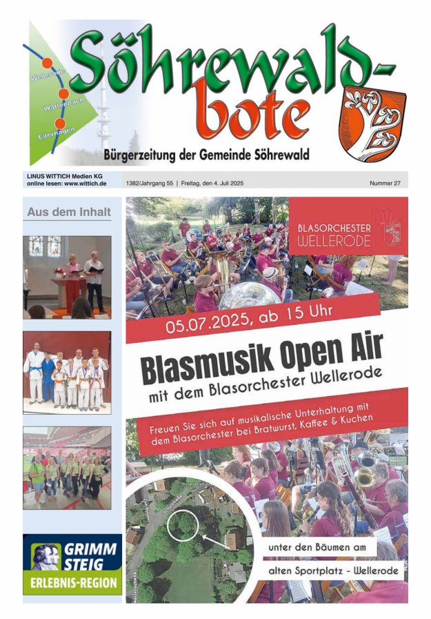 Söhrewaldbote Titelblatt 27/2025