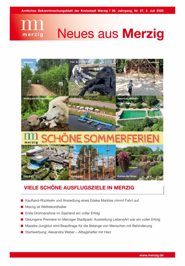 Neues aus Merzig Titelblatt 27/2025