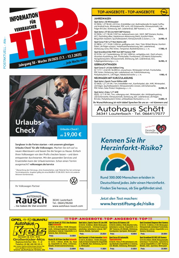 Tipp Vogelsberg Titelblatt 28/2025